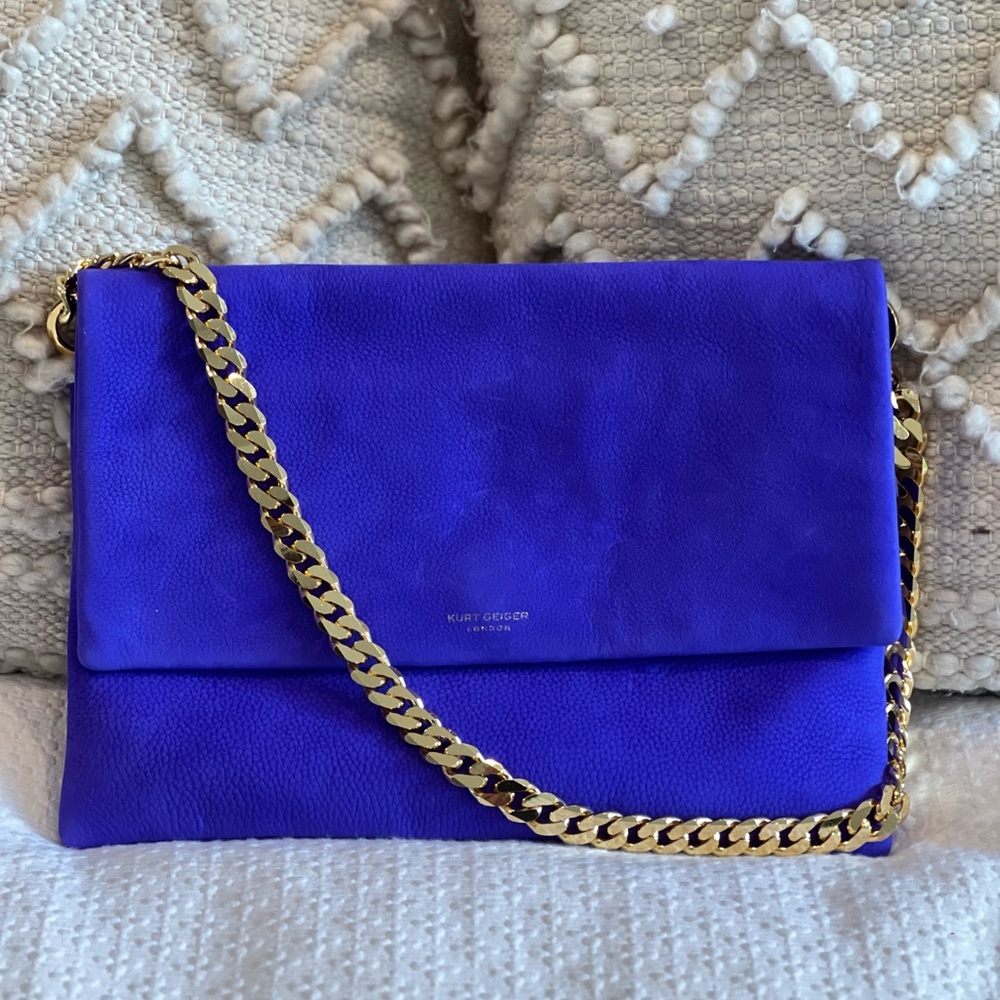 Kurt Geiger | Octane Fold Over Leather Bag